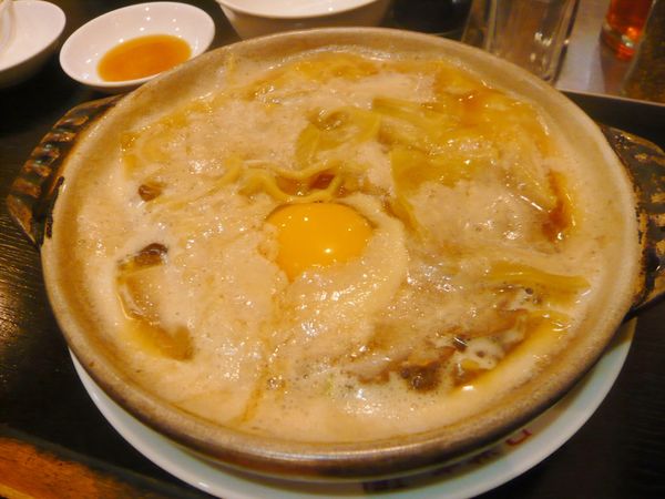 「なべ焼きラーメン（しょうゆ）」@日満亭の写真