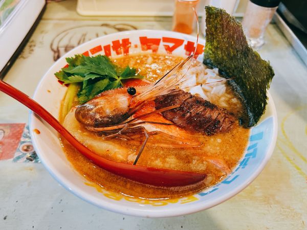 「ボタン海老！金目鯛！牛ハラミ！1stアニバーサリーらーめん」@ハイデン.コッコFACTORYサマンサ・タマサの写真