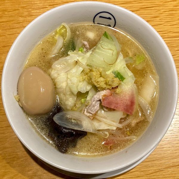 「味玉たん麺 ¥1,100」@中華そば 二階堂の写真