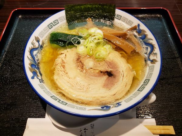 「中華そば 塩（麺少なめ」@中華そば こましょうの写真