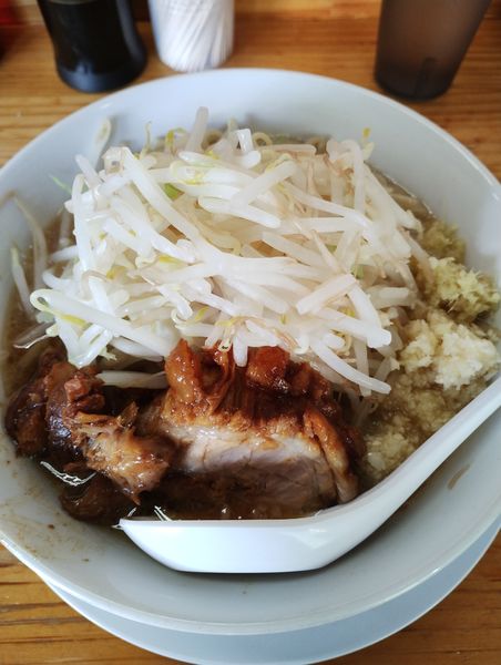 「小ラーメン(野菜多・脂普通)」@ラーメン赤沼の写真