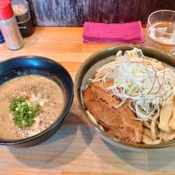 濃香海老つけめん大盛　メンマトッピング