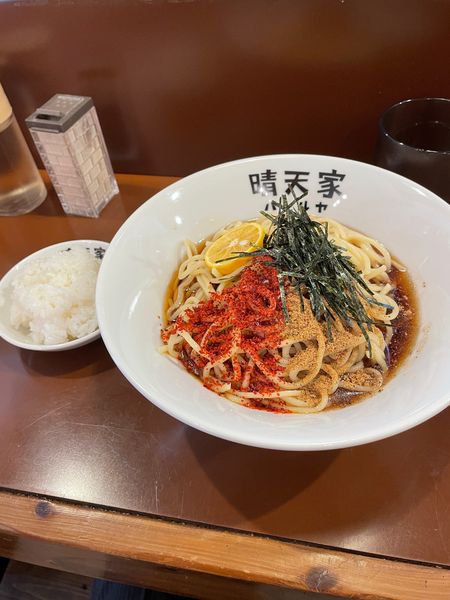 「冷やしすだち麺大盛り」@晴天家の写真