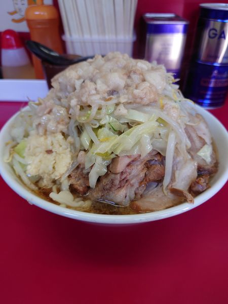 「大豚　ニンニク　アブラ」@ラーメン二郎 中山駅前店の写真