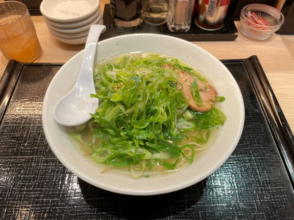 「九条ねぎらーめん 塩」@らーめん しおじの写真