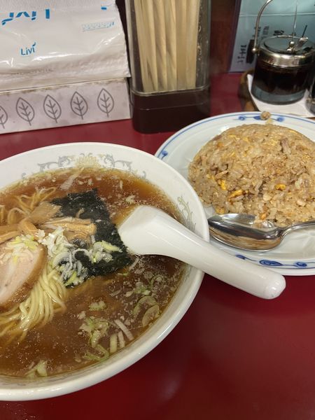 「ミニチャーハン＋ラーメンセット」@中華料理 銀龍の写真