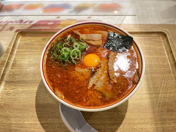 「特製赤辛中華そば」@バラそば屋 梅田店の写真