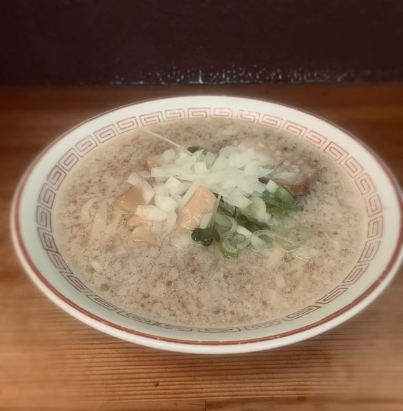 「塩ラーメン（背脂・固め・濃い目￥800）」@喜多方食堂 浅草本店の写真