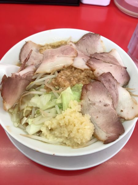 「[期間限定] にんにく背脂醤油ラーメン」@ラーメン魁力屋 北与野店の写真