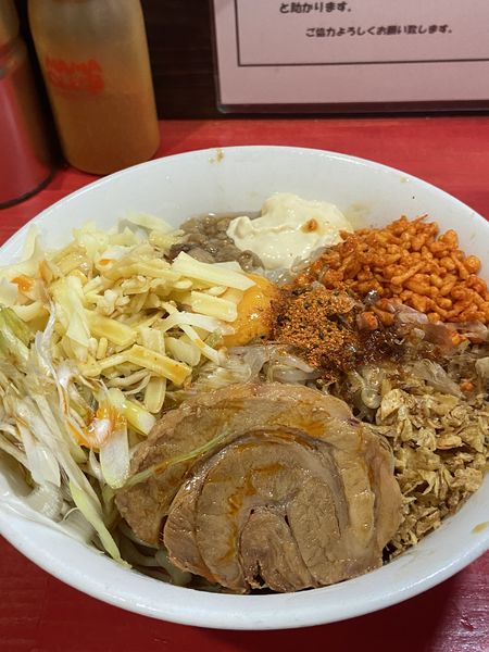 「冷やしあぶらそば」@鷹の目 川口店の写真