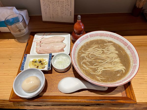 「海富そば(トリュフ煮卵トッピング)」@炭火焼濃厚中華そば 海富道の写真