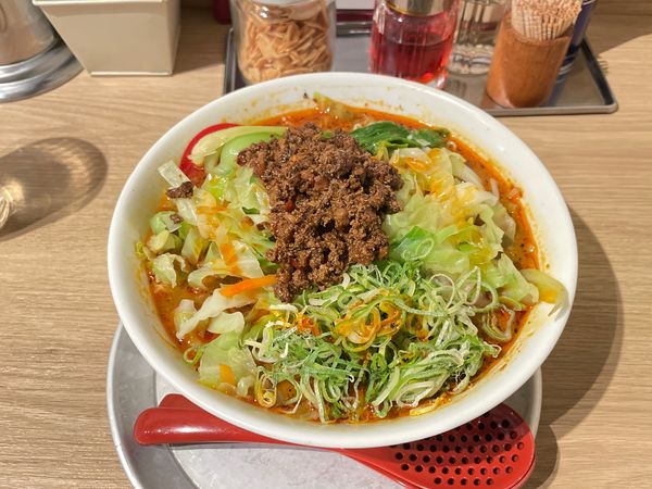 「麻辣担々麺(野菜大盛りトッピング)」@TAOMENの写真