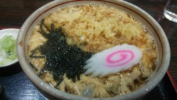 「たぬきとじそば 700円」@丸ト庵の写真