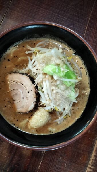 「味噌ラーメン　小」@麺や豚髭の写真