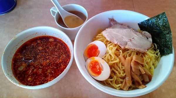 「つけ麺オロチョン　辛さ10倍　麺特盛」@札幌ラーメン 来々軒の写真