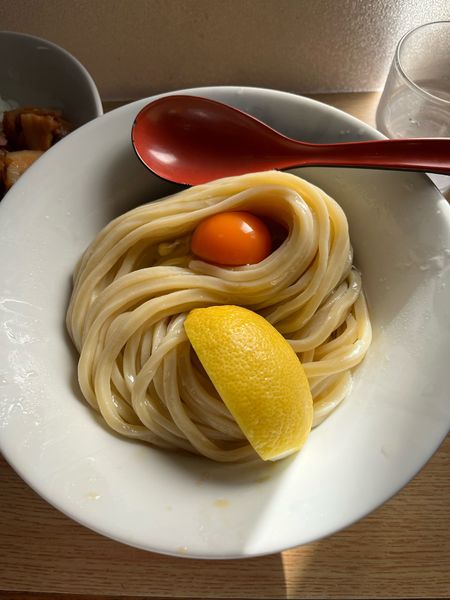 「TKM ３５０g（レモン）」@中華そば つけ麺 村岡屋の写真