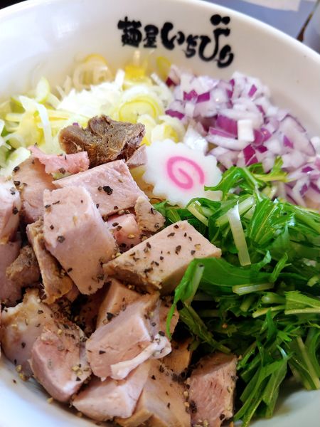 「まぜそば」@麺屋いちびりの写真