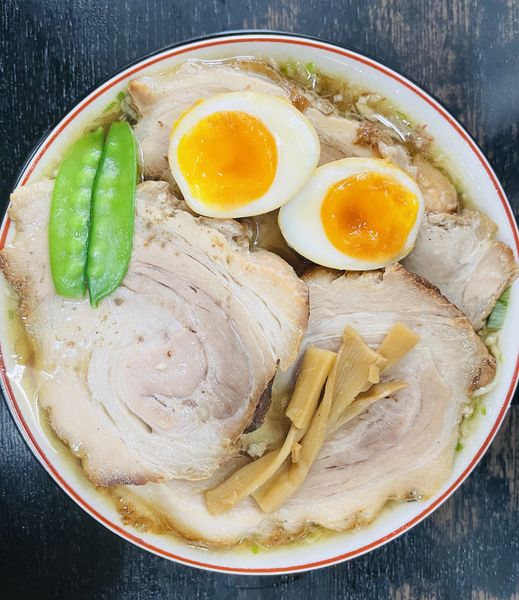 「煮卵入りやわらかバラ肉そば(並) 1177円」@中華そば みずさわ屋の写真