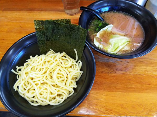 「つけめん　普　※かため」@横浜ラーメン 萬年家の写真