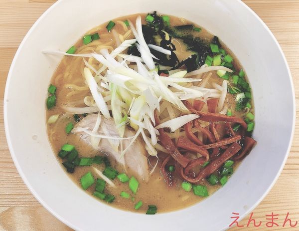 「白湯味噌ラーメン（760円）」@麺屋 えんまんの写真