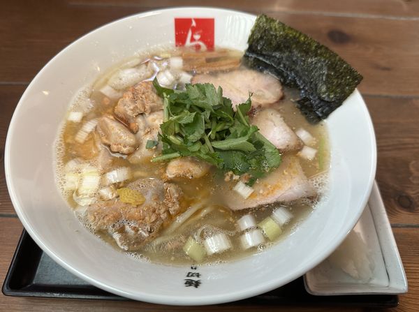 「限定・しょっつるそばアンキモスペシャル1350円」@麺切り 白流の写真