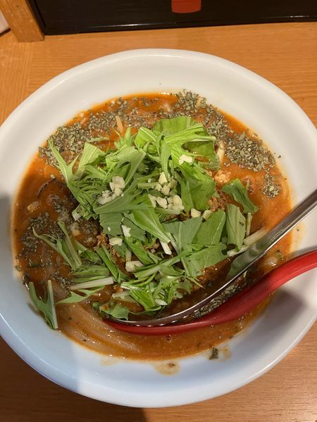 「トマト味噌ラーメン」@らーめん蓮 三軒茶屋店の写真