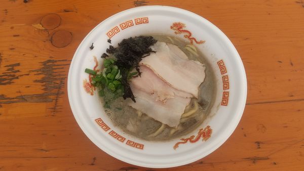 「背脂煮干ラーメン900円＠亀戸煮干中華蕎麦つきひ」@大つけ麺博 2022の写真