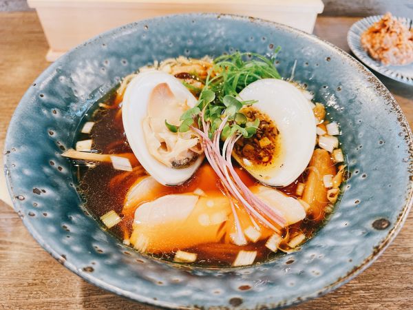 「地蛤ときのこの鶏そば」@らーめん楓の写真