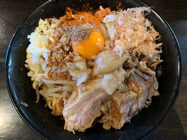 「汁なし」@麺屋 豚他の写真