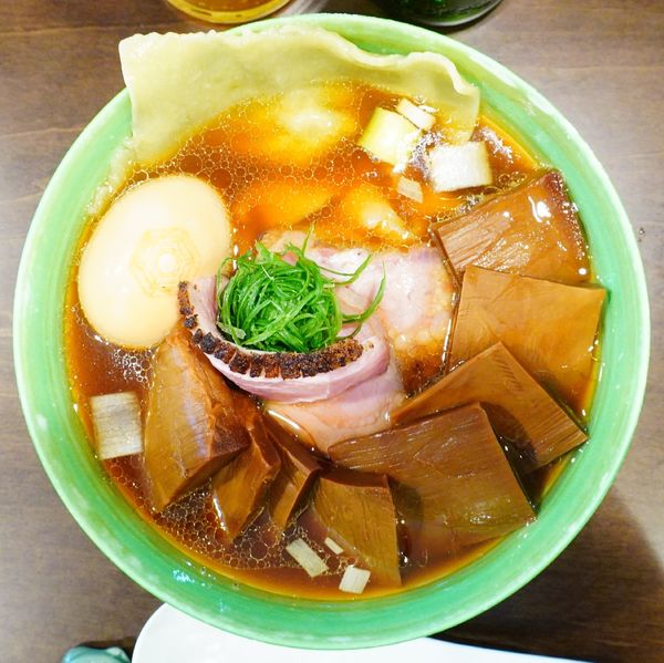 「特製手打中華蕎麦（醤油）＋マシめんま＋えらべるお酒」@手打麺祭 かめ囲の写真