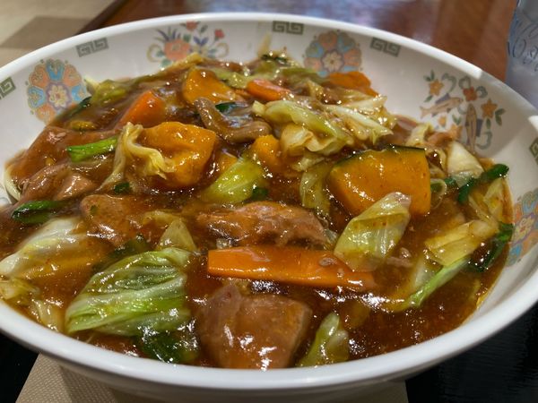 「スタミナ冷やし（大盛り）」@我流食堂 ジョイフル本田ニューポートひたちなか店の写真