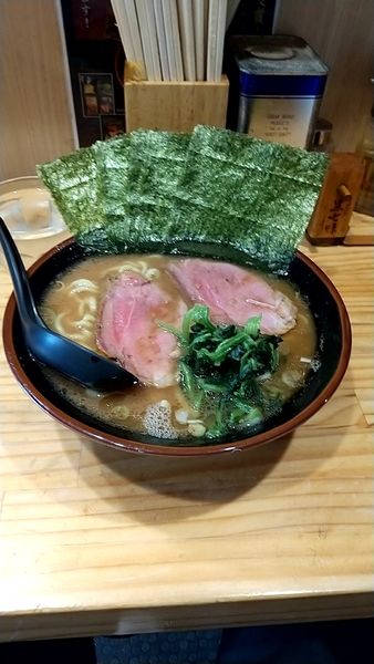 「のりラーメン　硬め　多め」@秋葉原ラーメン わいずの写真
