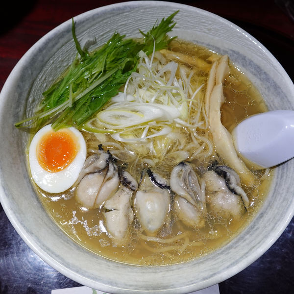 「牡蠣SOBA 1,000円」@和出汁中華SOBA 山わさびの写真