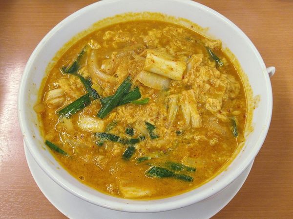 「チゲ味噌ラーメン（670円）」@日高屋 豊田北口店の写真