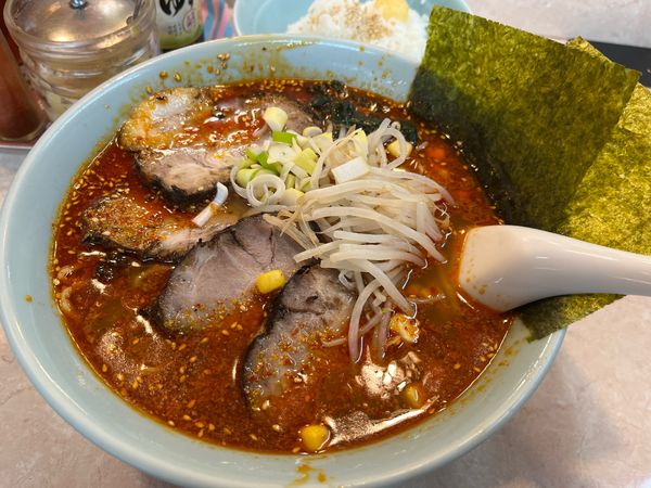 「からし麺 ¥770+チャーシュー ¥290 (ライス無料)」@ラーメン菱和 上大岡店の写真