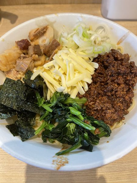 「チーズまぜそば」@麺処つむじの写真