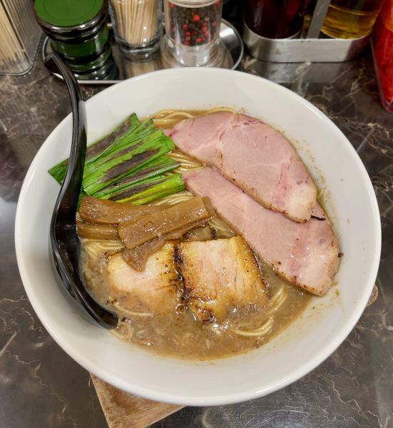 「豚髄そば（800円）」@群青の写真