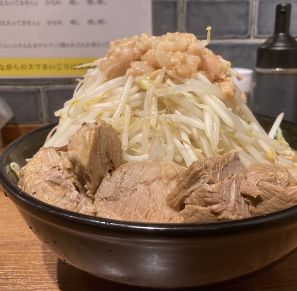 「豚嵐ラーメン(全マシ)麺柔らかめ」@ラーメン豚嵐の写真