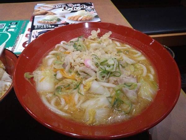 「豚菜麵」@得得うどん 伏見竹田店の写真