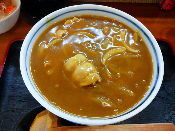 「カレー南蛮そば（800円）」@井乃上の写真