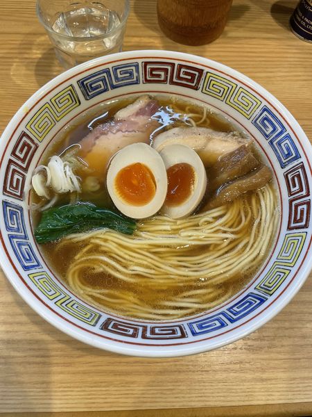 「味玉中華そば」@ほっこり中華そば もつけの写真