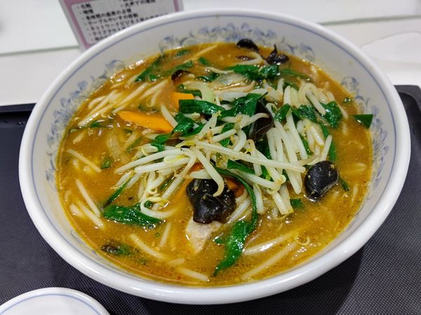 「みそラーメン(1玉)550円」@ぎょうざの満洲 イーサイト高崎店の写真