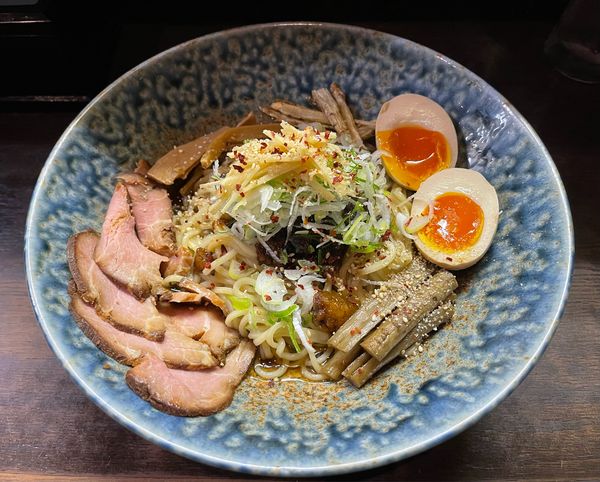 「牛すじまぜそば（仮）」@尼龍の写真