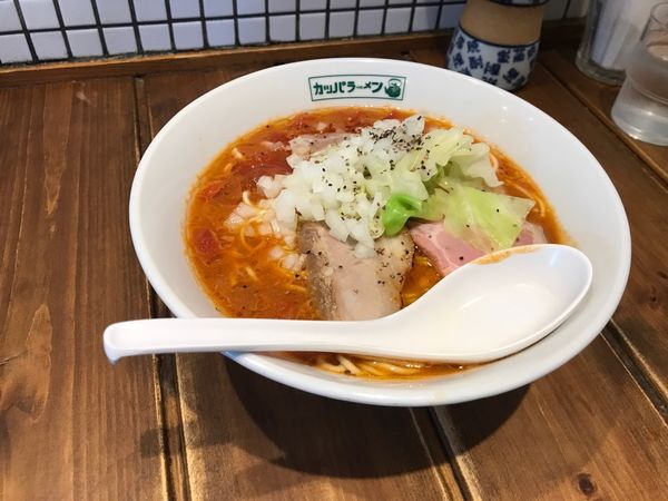 「とまとラーメン」@カッパラーメンセンターの写真