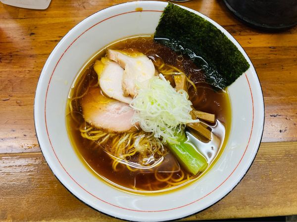 「らーめん＋肉飯」@らぁめん 夢の写真