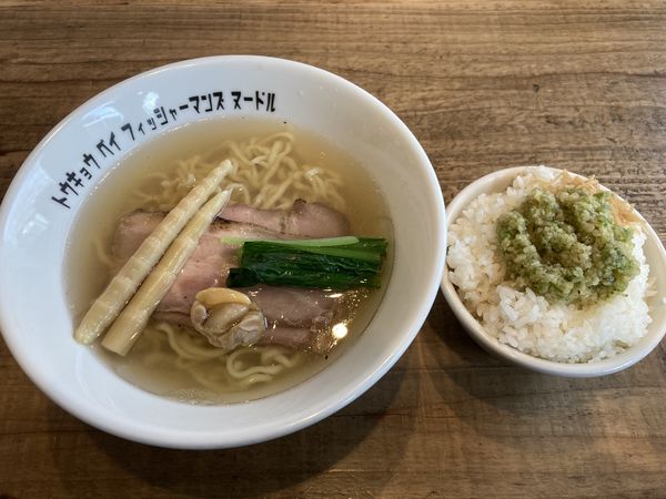「潮らぁ麺」@Tokyo Bay Fisherman's noodleの写真