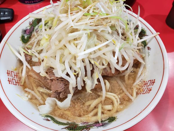 「小、豚、ネギ」@ラーメン二郎 千葉店の写真