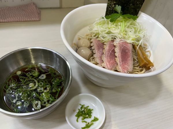 「鴨つけそば」@麺や 魁星の写真