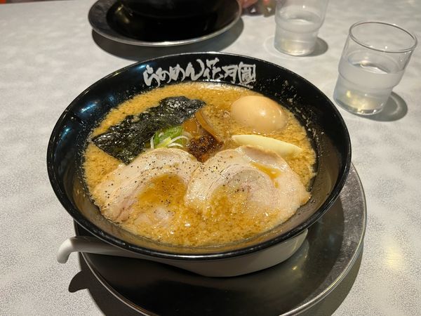 「嵐げんこつらあめん 醤油 760円」@らあめん花月嵐 習志野店の写真