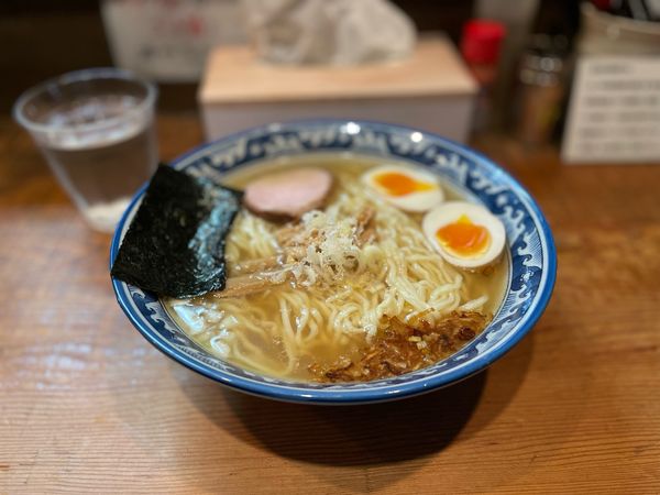 「塩らあ麺¥800、味玉¥100」@めん処 樹の写真